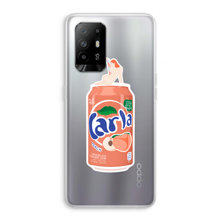S(peach)less: Oppo A94 5G Transparant Hoesje
