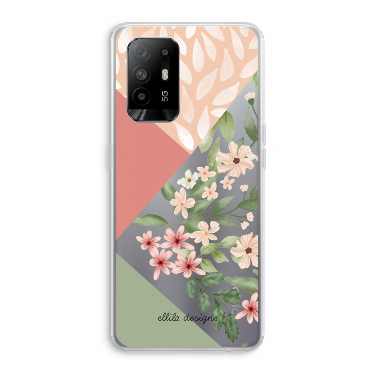 Sweet heaven geometrics: Oppo A94 5G Transparant Hoesje