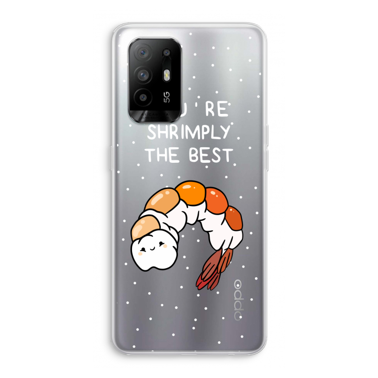 You're Shrimply The Best: Oppo A94 5G Transparant Hoesje