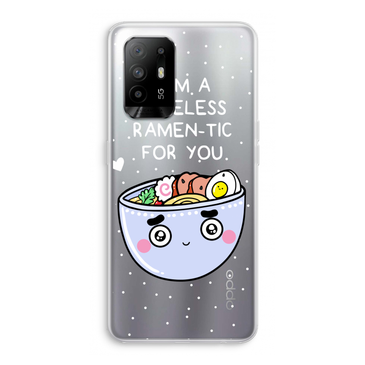 I'm A Hopeless Ramen-Tic For You: Oppo A94 5G Transparant Hoesje