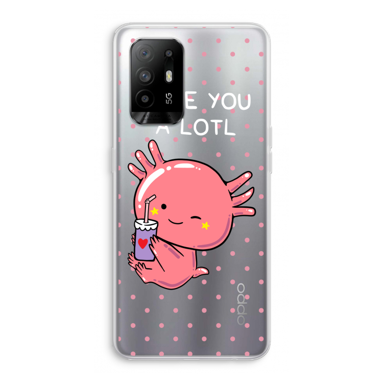 Love You A Lotl: Oppo A94 5G Transparant Hoesje