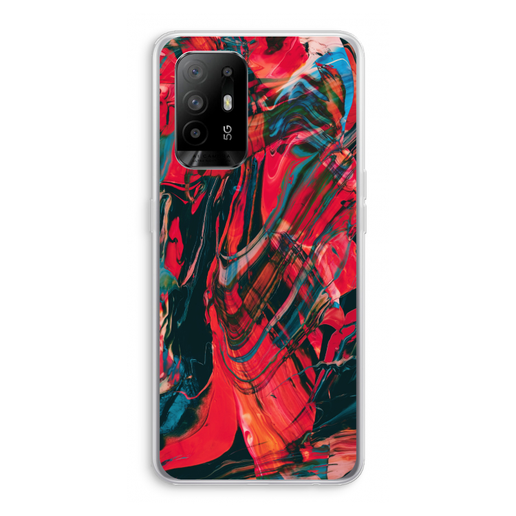 Endless Descent: Oppo A94 5G Transparant Hoesje