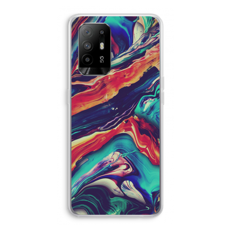 Chameleon Sun: Oppo A94 5G Transparant Hoesje