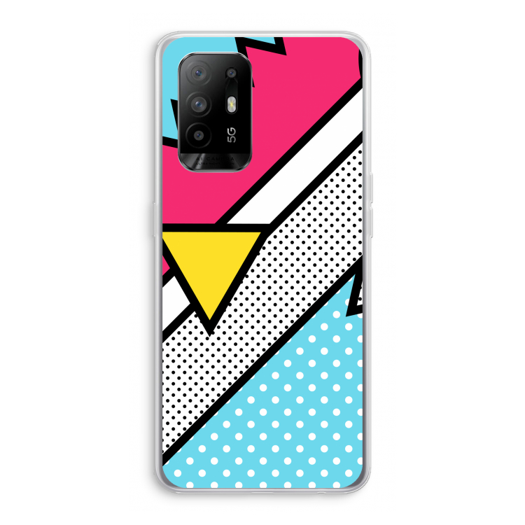 Pop Art #3: Oppo A94 5G Transparant Hoesje