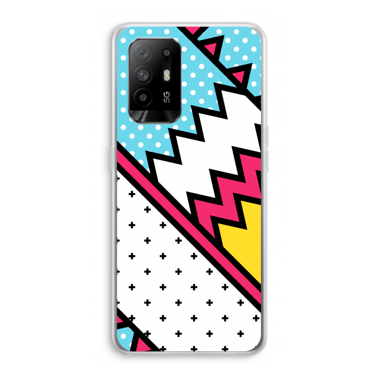 Pop Art #2: Oppo A94 5G Transparant Hoesje