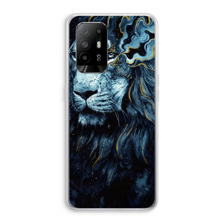 Darkness Lion: Oppo A94 5G Transparant Hoesje