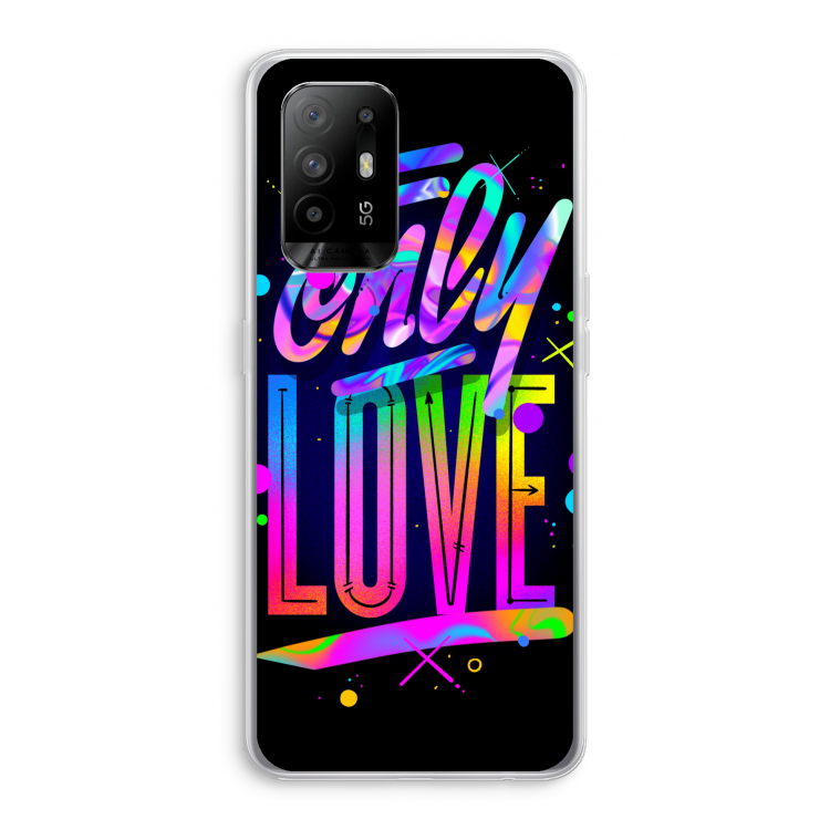 Only Love: Oppo A94 5G Transparant Hoesje