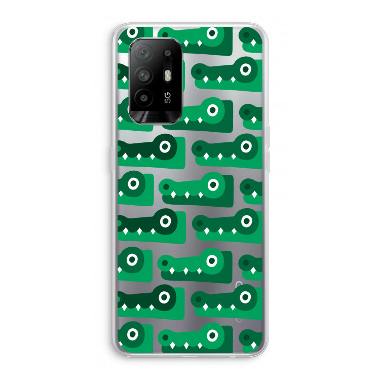 Crocs: Oppo A94 5G Transparant Hoesje
