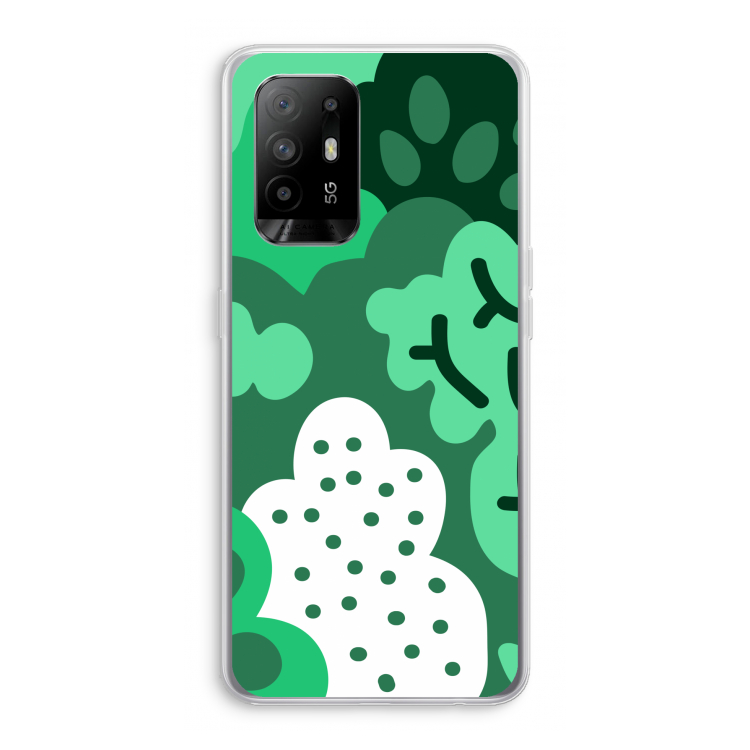 Bushes: Oppo A94 5G Transparant Hoesje