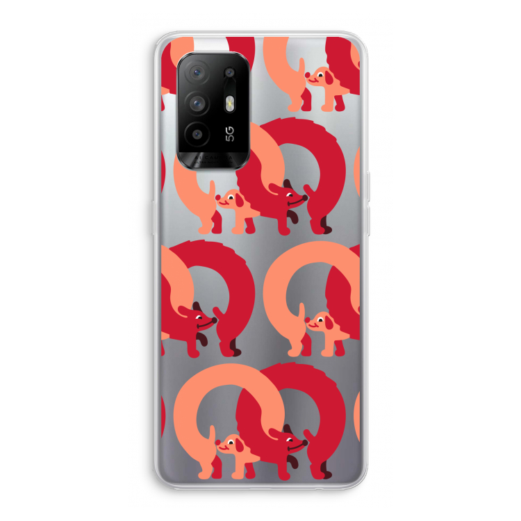 Dogs: Oppo A94 5G Transparant Hoesje