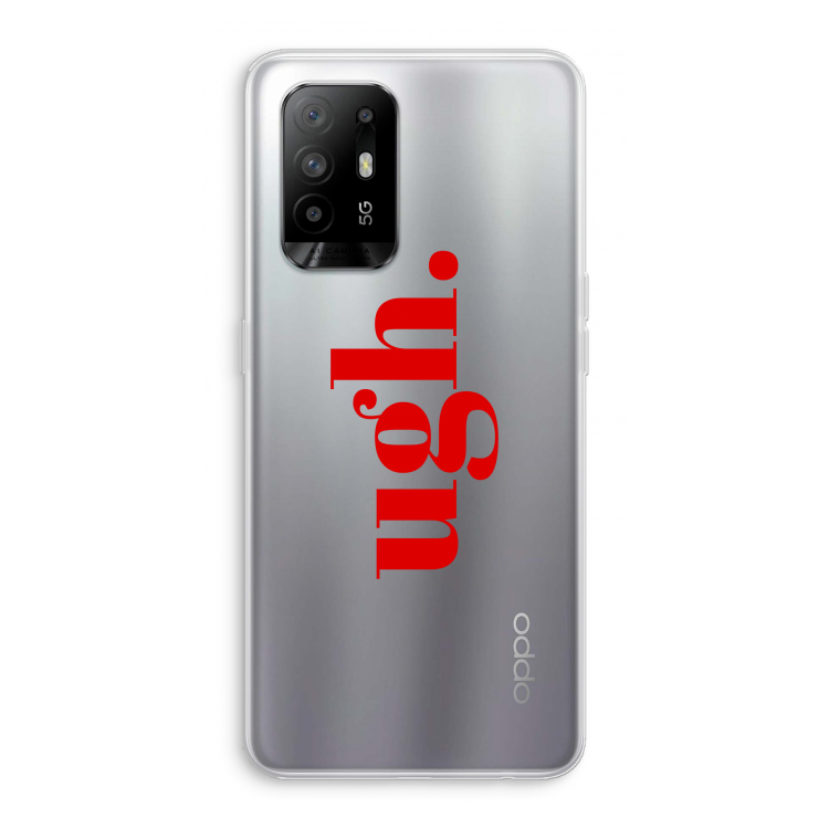 Ugh: Oppo A94 5G Transparant Hoesje