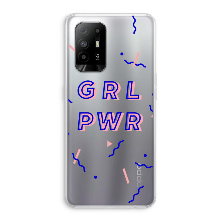 GRL PWR: Oppo A94 5G Transparant Hoesje
