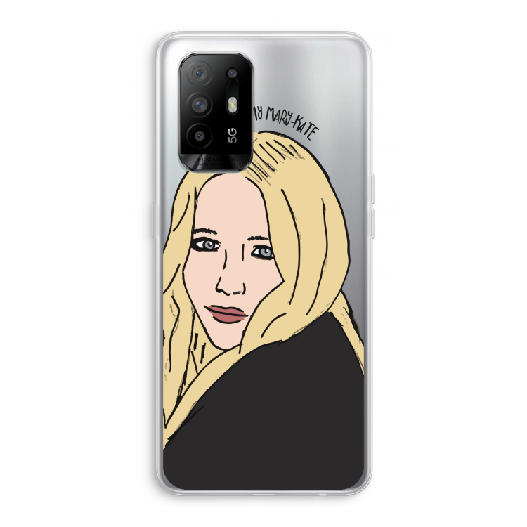 Mary Kate: Oppo A94 5G Transparant Hoesje