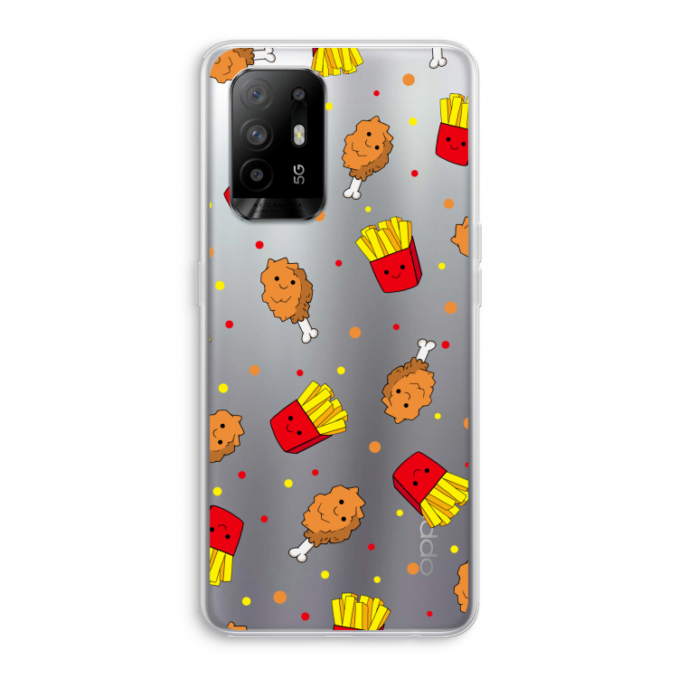 Chicken 'n Fries: Oppo A94 5G Transparant Hoesje