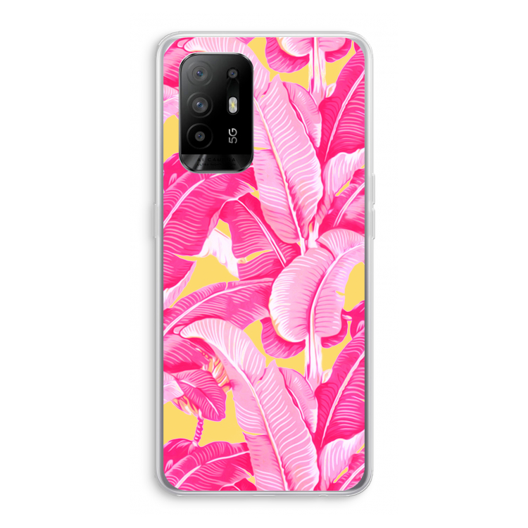 Pink Banana: Oppo A94 5G Transparant Hoesje