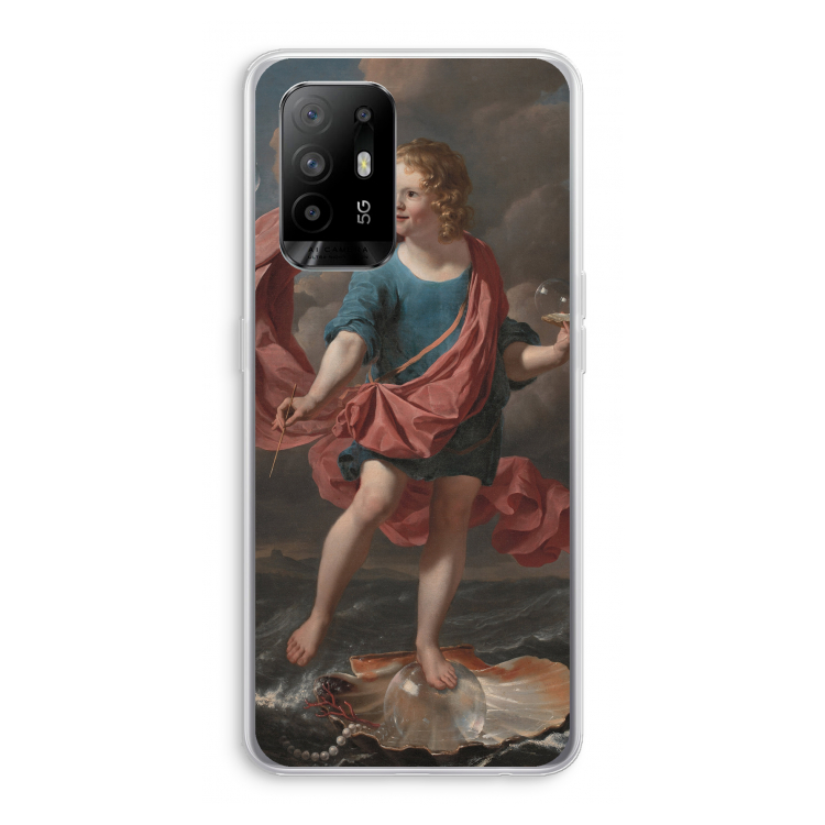 Soap Bubbles: Oppo A94 5G Transparant Hoesje