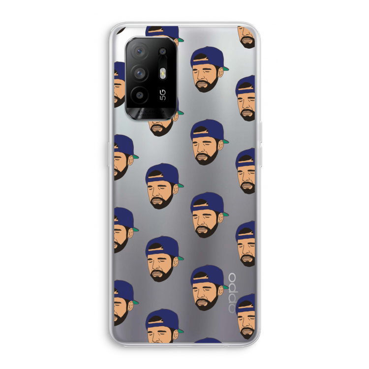 Drake Away: Oppo A94 5G Transparant Hoesje