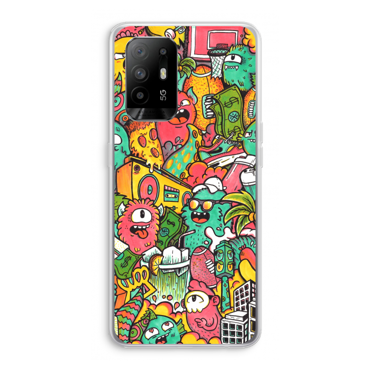 Vexx City: Oppo A94 5G Transparant Hoesje