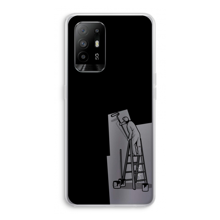 Musketon Painter: Oppo A94 5G Transparant Hoesje