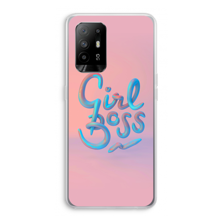 Girl boss: Oppo A94 5G Transparant Hoesje