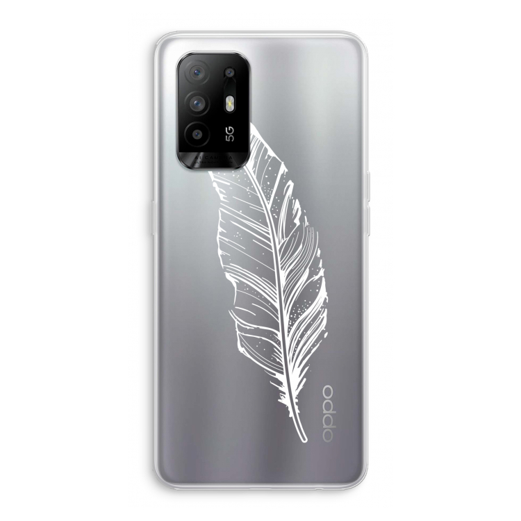 Pluim: Oppo A94 5G Transparant Hoesje