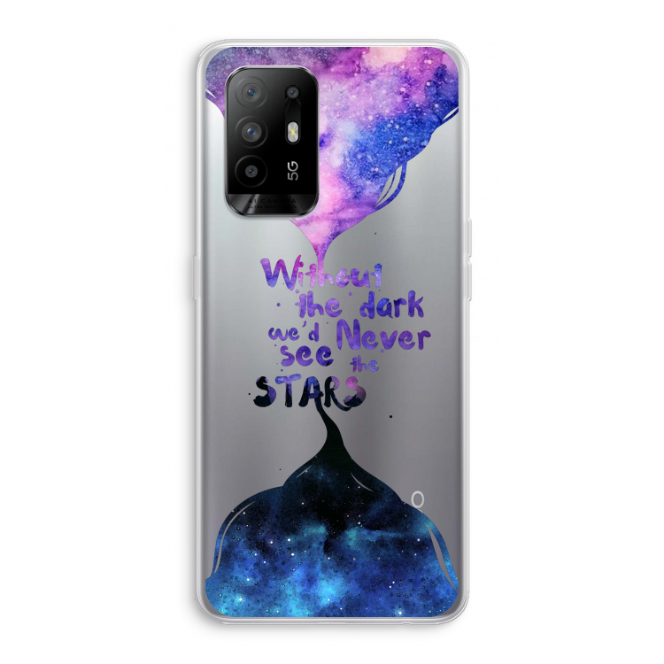 Stars quote: Oppo A94 5G Transparant Hoesje