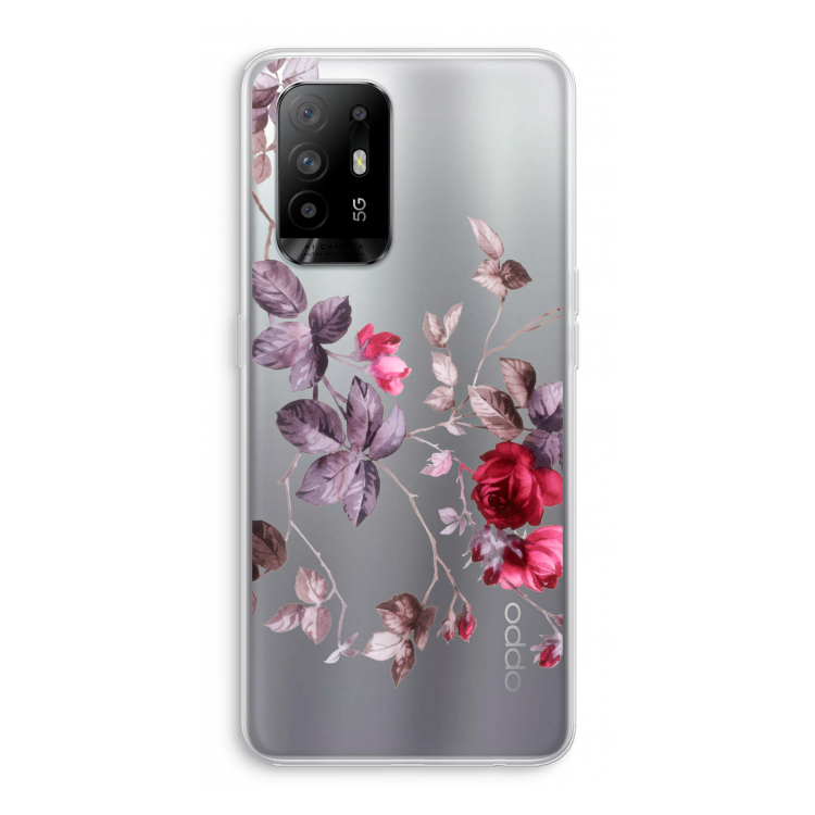 Mooie bloemen: Oppo A94 5G Transparant Hoesje