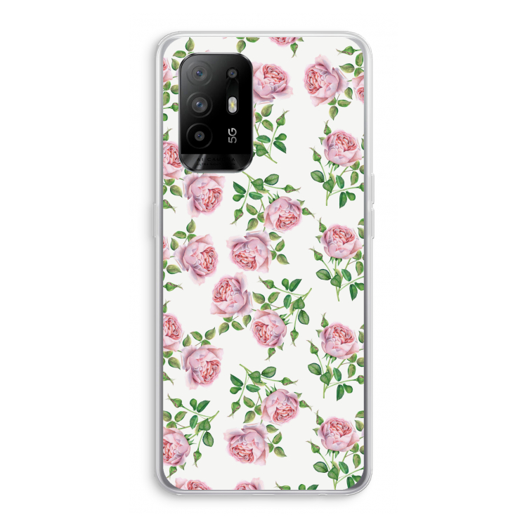 Kleine roosjes: Oppo A94 5G Transparant Hoesje
