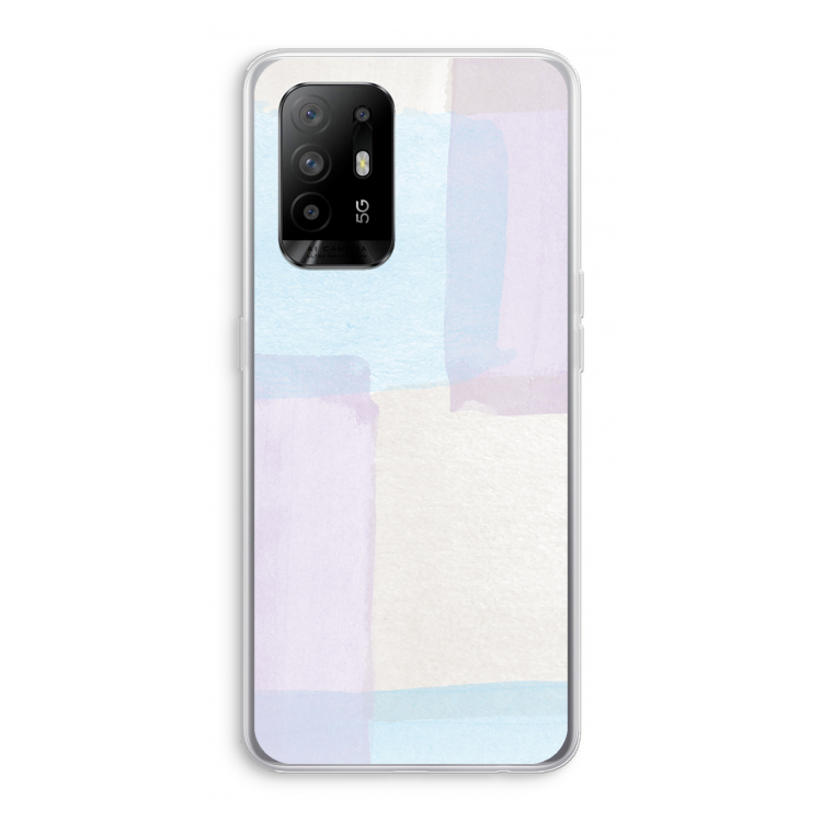 Square pastel: Oppo A94 5G Transparant Hoesje