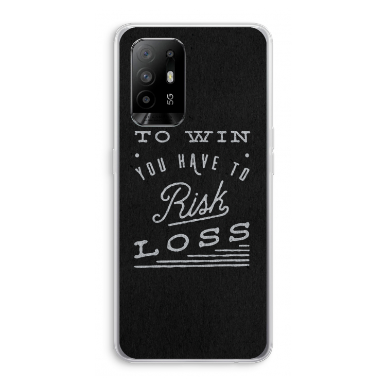 Risk loss: Oppo A94 5G Transparant Hoesje