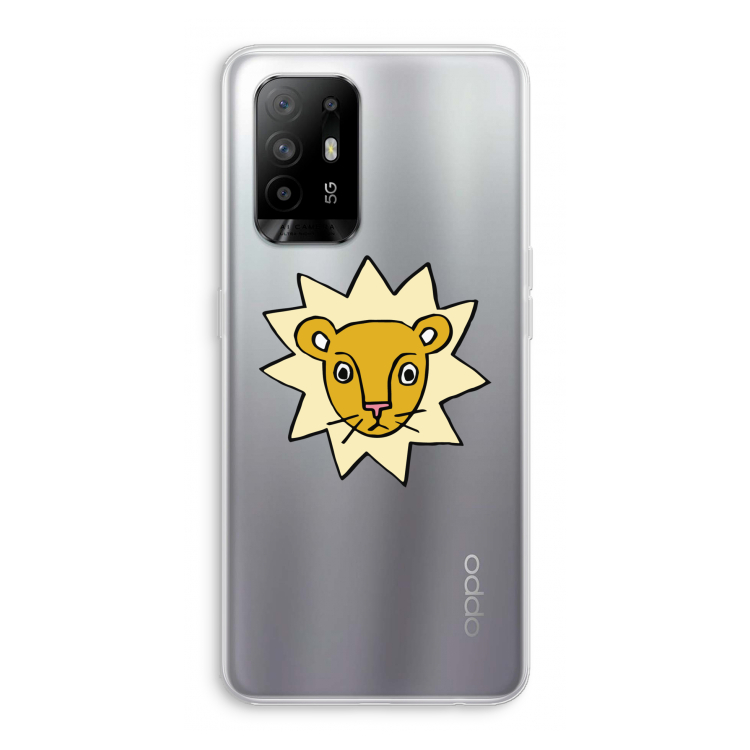 Kleine leeuw: Oppo A94 5G Transparant Hoesje
