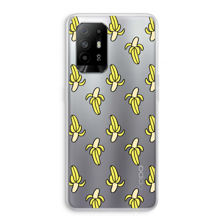 Bananas: Oppo A94 5G Transparant Hoesje