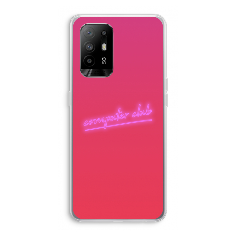 Vice Glow: Oppo A94 5G Transparant Hoesje