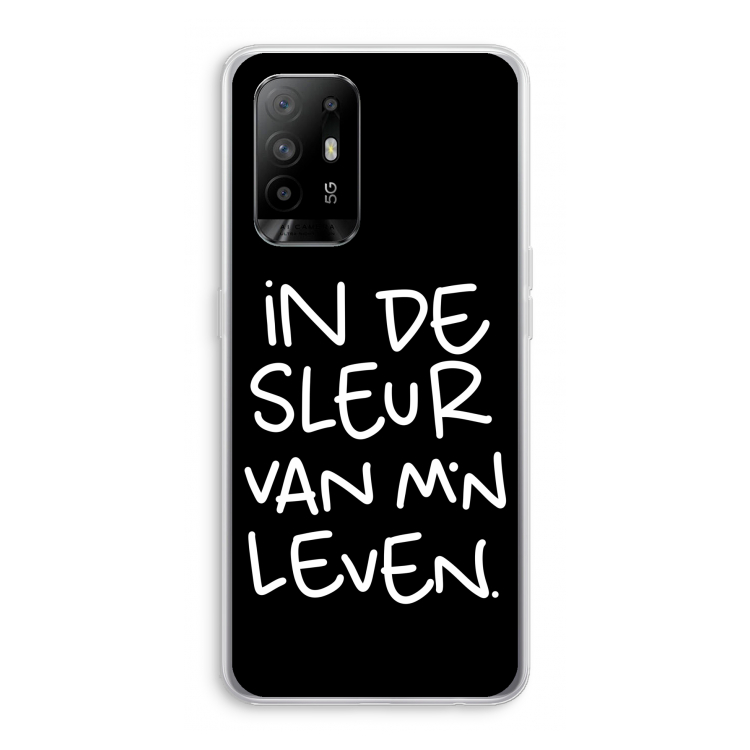 De Sleur: Oppo A94 5G Transparant Hoesje