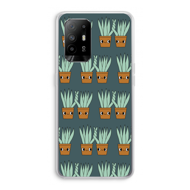 Sansevieria: Oppo A94 5G Transparant Hoesje