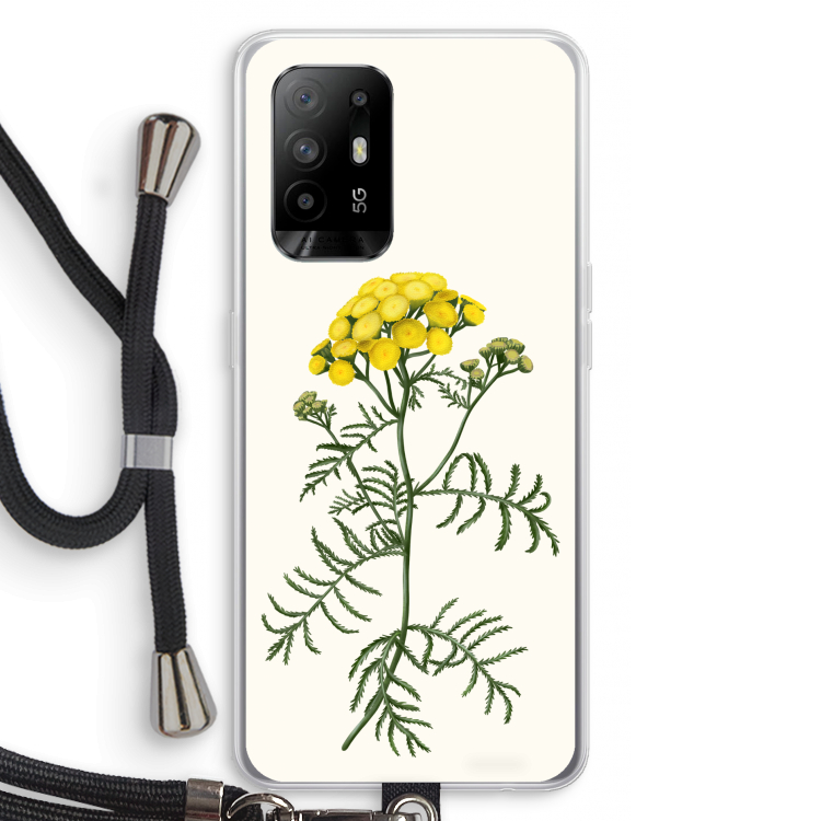 Tansy: Oppo A94 5G Transparant Hoesje met koord