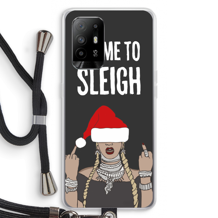 Came To Sleigh: Oppo A94 5G Transparant Hoesje met koord