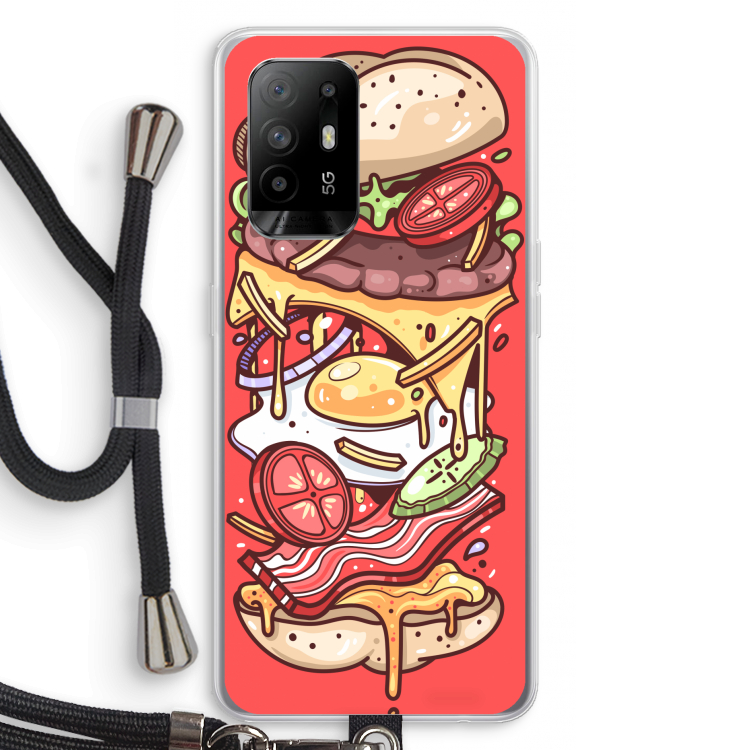 Diet Coke Please: Oppo A94 5G Transparant Hoesje met koord