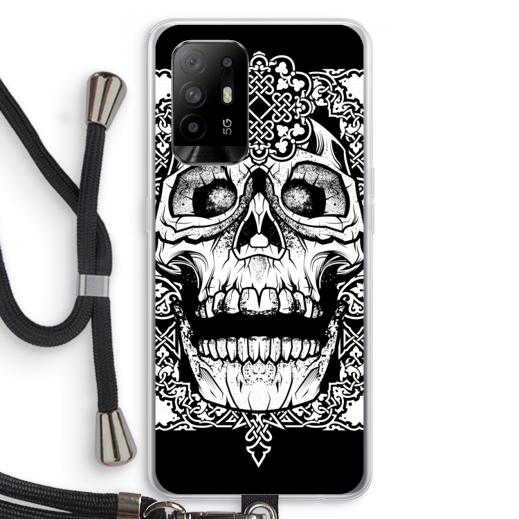 Seek & Destroy: Oppo A94 5G Transparant Hoesje met koord
