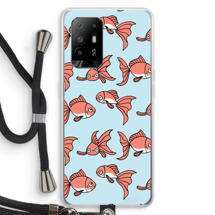 Blub: Oppo A94 5G Transparant Hoesje met koord