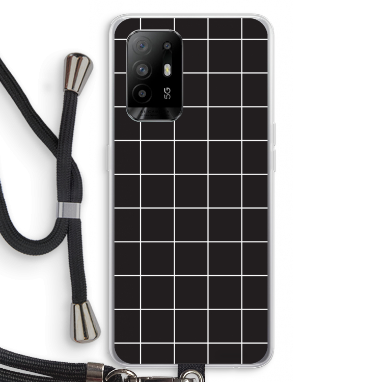 Rooster 2: Oppo A94 5G Transparant Hoesje met koord