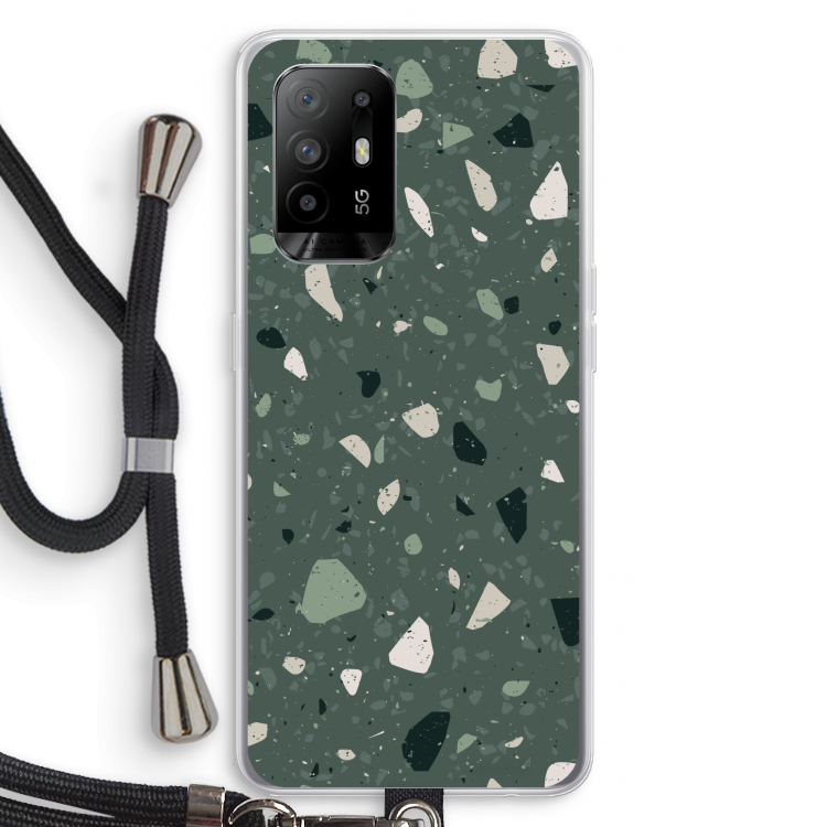 Terrazzo N°19: Oppo A94 5G Transparant Hoesje met koord