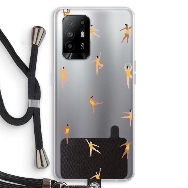 Dans #2: Oppo A94 5G Transparant Hoesje met koord