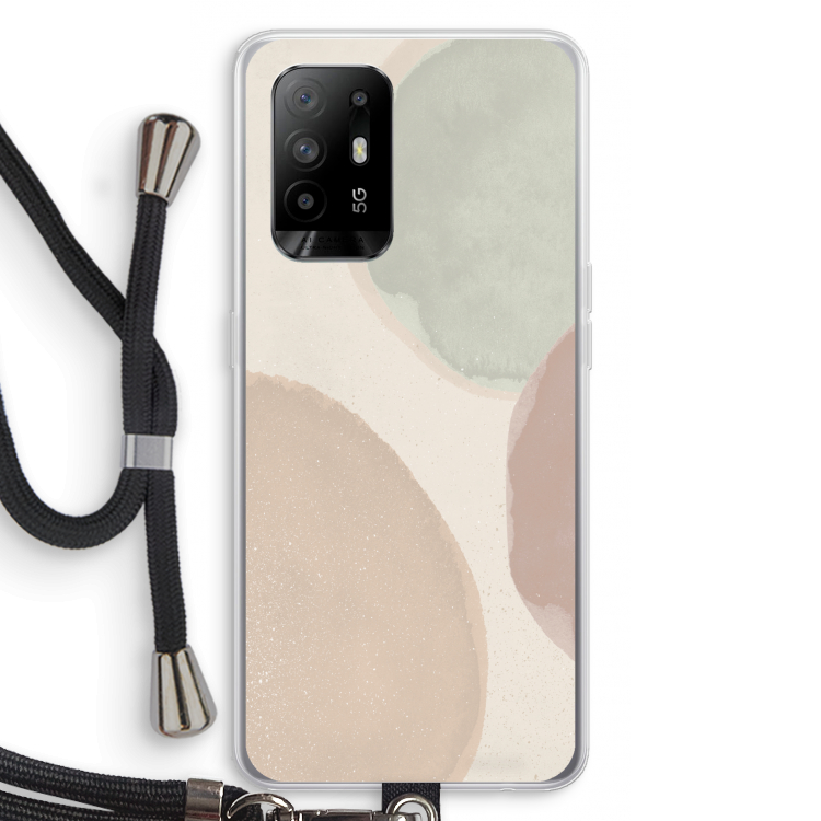 Geo #8: Oppo A94 5G Transparant Hoesje met koord