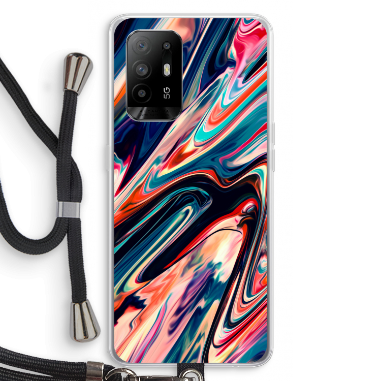Quantum Being: Oppo A94 5G Transparant Hoesje met koord