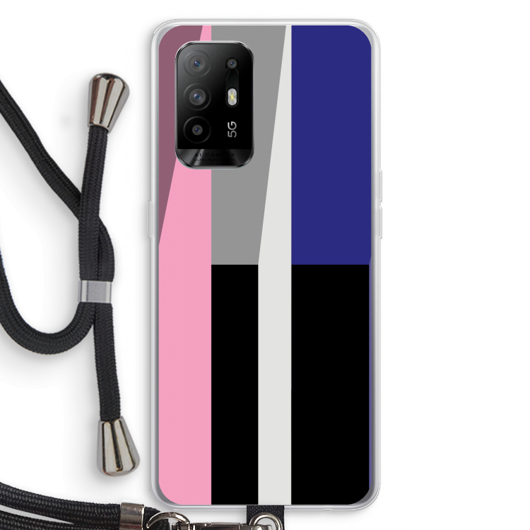 Gestalte 4: Oppo A94 5G Transparant Hoesje met koord