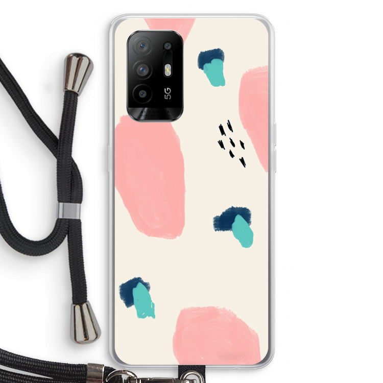 Monday Surprise: Oppo A94 5G Transparant Hoesje met koord