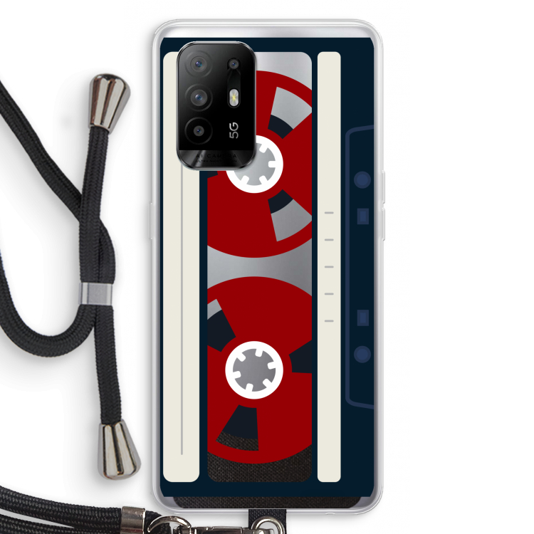Here's your tape: Oppo A94 5G Transparant Hoesje met koord
