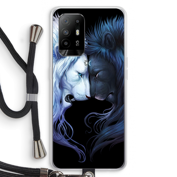 Brotherhood: Oppo A94 5G Transparant Hoesje met koord