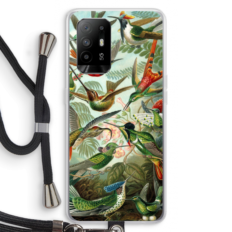 Haeckel Trochilidae: Oppo A94 5G Transparant Hoesje met koord